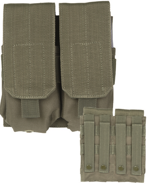 MAGAZINE DOUBLE POUCH - M4/M16 - Mil-tec® - OD