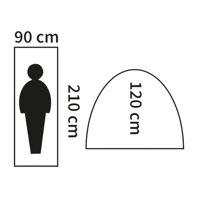 1 SZEMÉLYES SÁTOR - MONODOM - ZÖLD OD - MFH
