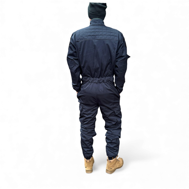 Téli Softshell Overall Csendőrök Számára - JANDARMERIA Felvarróval És Nemzeti Trikolór Jelvénnyel - Sötétkék - Lecter Tactical