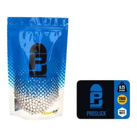 PROSLICK 0.25g Airsoft BBs - Bag of 2000 - P&J