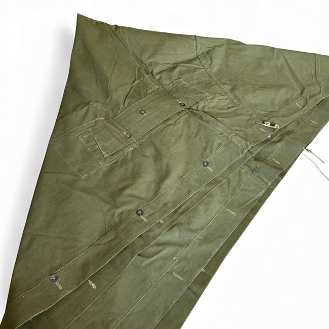 Tent Sheet - Model 1970 MFA - Romanian Army Military Surplus - Olive Drab - In Good Condition