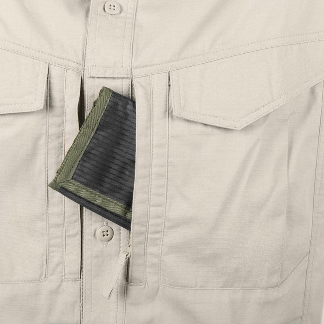 DEFENDER MK2 SHIRT LONG SLEEVE® - POLYCOTTON RIPSTOP - KHAKI - HELIKON