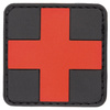3D ''ELSŐSEGÉLY'' EMBLÉMA PATCH - FEKETE / PIROS - MFH