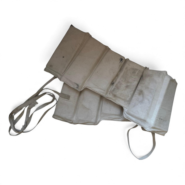 Heveder - Úszóöv típusú mentőmellény - Román Hadsereg Katonai Felesleg - Fehér - Jó állapotban