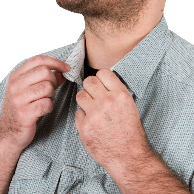 DEFENDER MK2 RÖVID UJJÚ PÓLÓ® - MISTY KEK - HELIKON