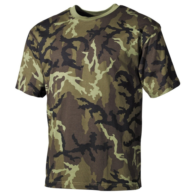 SHORT SLEEVE T-SHIRT - AMERICAN ARMY STYLE - MFH® - M95 CZECH CAMOUFLAGE