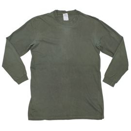 CZ/SK LONGSLEEVE UNDERSHIRT - OD GREEN - MILITARY SURPLUS - USED