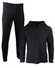 THERMOFLEECE UNDERWEAR SET WITH ZIPPER - Mil-Tec - BLACK