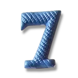 Fém Szám - 7 - Sötétkék - Magyar Hadsereg Katonai Surplus - Mint új