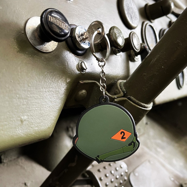 3D PVC KEYCHAIN - 2ND RANGER HELMET