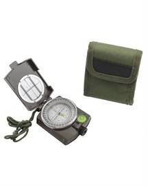 Army Metal Compass With Case