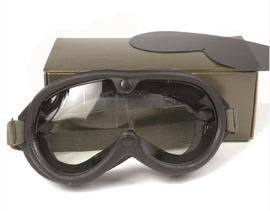 Us M44 Sun, Wind And Dust Goggles W.case