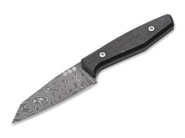 FIXED BLADE KNIFE - DAILY AK1 DAMASC - SILVER