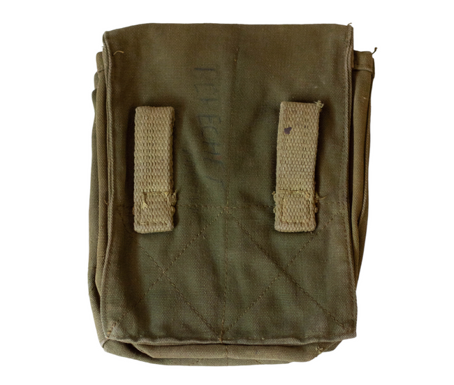 AK-47 MAGAZINE CARRIER WITH 4 COMPARTMENTS - MILITARY SURPLUS FROM ROMANIAN ARMY - VARIOUS SHADES - USED