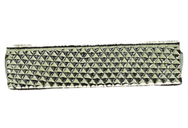East German Silver Metal Braid Stripe