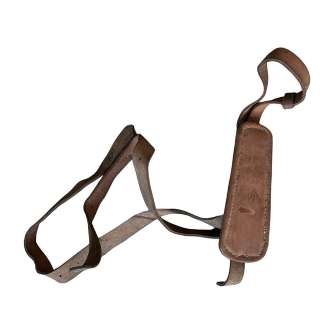 LÓ KIEGÉSZÍTŐ - BŐR - KATONAI FELESLEG ROMÁN HADSEREG - JÓ ÁLLAPOTÚ