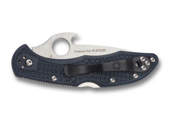 DELICA 4 LIGHTWEIGHT WAVE POCKET KNIFE - SPYDERCO