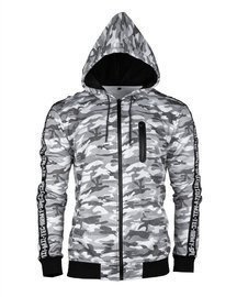 TRAINING JACKET, ZIPPED HOODIE - Mil-Tec® - URBAN CAMO