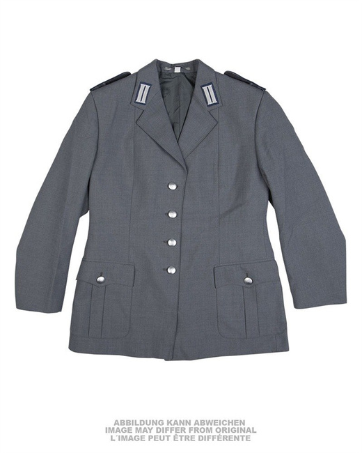 NÉMET KABÁT - FEJEZETT EGYSÉGES - NŐK - SZÜRKE - HASZNÁLT