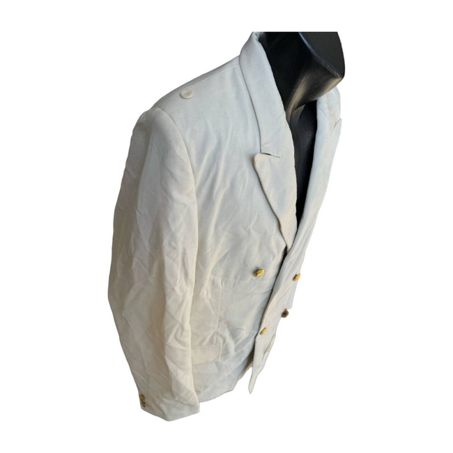 FEHÉR JELMEZ (Ecru) ÜNNEPSÉGRE - KATONAI FELESLEG RÓMAI HADSEREG - JÓ ÁLLAPOTBAN