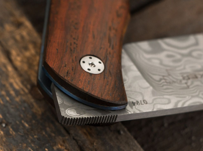 DAMASCUS KÉS EXSKELIBUR I COCOBOLO - BOKER PLUS