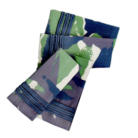 RIPSTOP RANKS, LAND FORCES - CAPTAIN WITHOUT WEAPON MARK, FOREST MOSAIC - MILITARY SURPLUS ROMANIAN ARMY - IN GOOD CONDITION