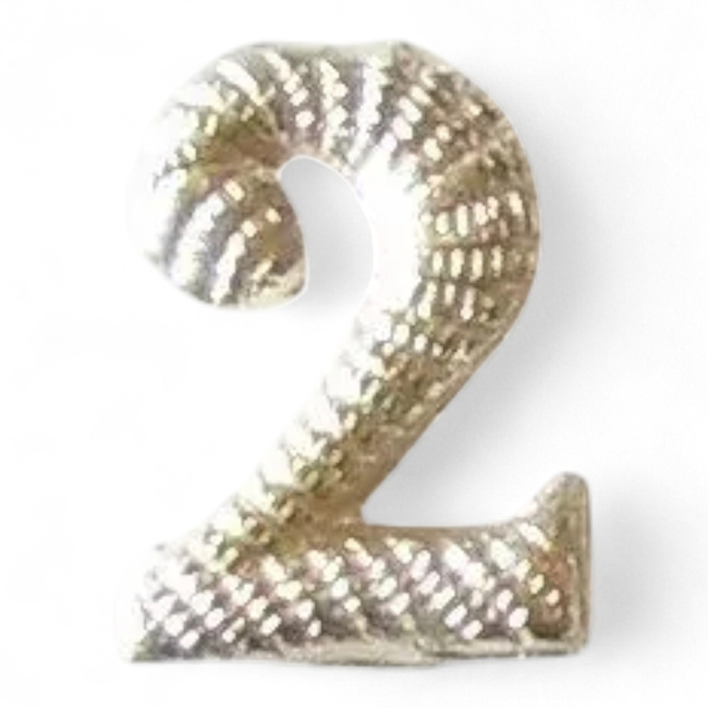 Fém Szám - 2 - Ezust - Magyar Hadsereg Katonai Surplus - Mint új