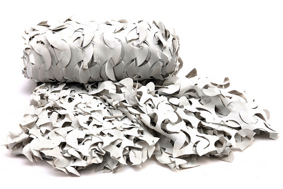 CAMOUFLAGE NET - PRO CRAZY CAMO - Mil-Tec - WHITE - 2.4 x 3 M