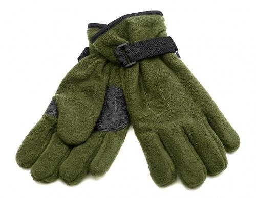 KESZTYŰ FLEECE ´THINSULATE´ FINGER W/ PVC PALMS OLIVE