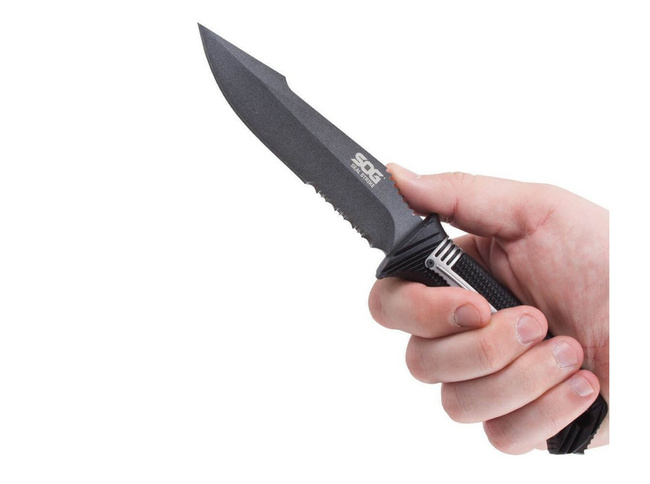 SOG Seal Strike Gray Molded Knife