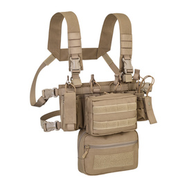 TAKTIKAI MELLÉNY - COMBO MINI CHEST RIG 900D POLY MOLLE - COYOTE - DEFCON 5
