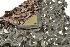 CAMO NET WOODLAND CAMO POLYESTER (3.0 x 6.0 m)