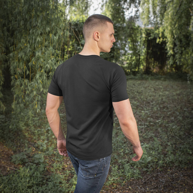 PÓLÓ RAGLAN 93/7 - FEKETE - M-TAC