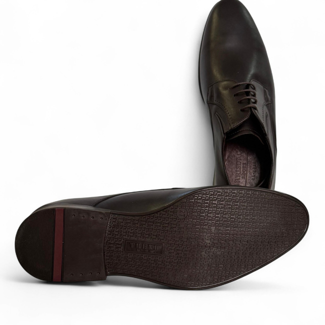 Klasszikus Bőrcipő a Honvédelmi Minisztérium, a Hadsereg és a Közigazgatás számára - MARISDAL Shoes - Barna Vitello