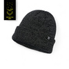 Knitted Beanie with Reflective Yarn - Black - Brandit