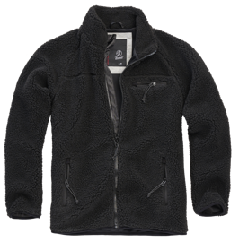 TEDDYFLEECE JACKET - BLACK - BRANDIT