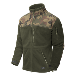 FLEECE JACKET - POLISH INFANTRY - Helikon-Tex - OLIVE GREEN/PL WOODLAND