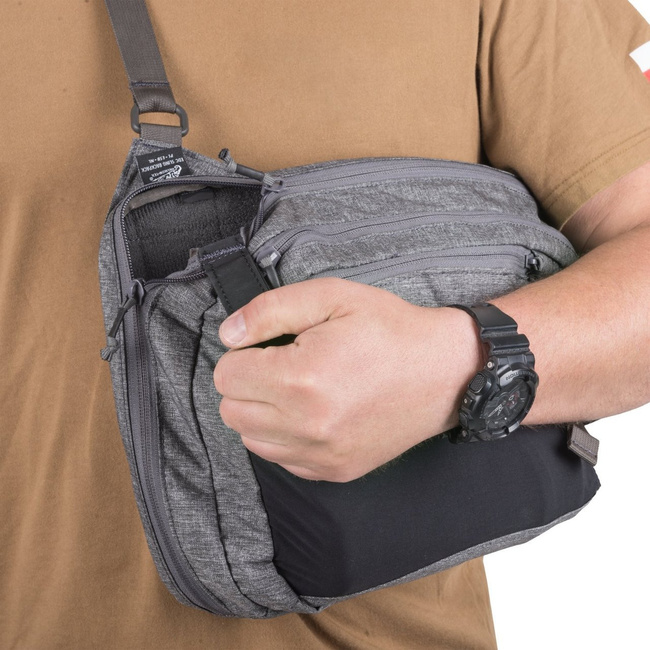 VÁLLPÁNTOS HÁTIZSÁK - EDC SLING - 6.5 L - Helikon-Tex® - FEKETE-SZÜRKE MELANGE