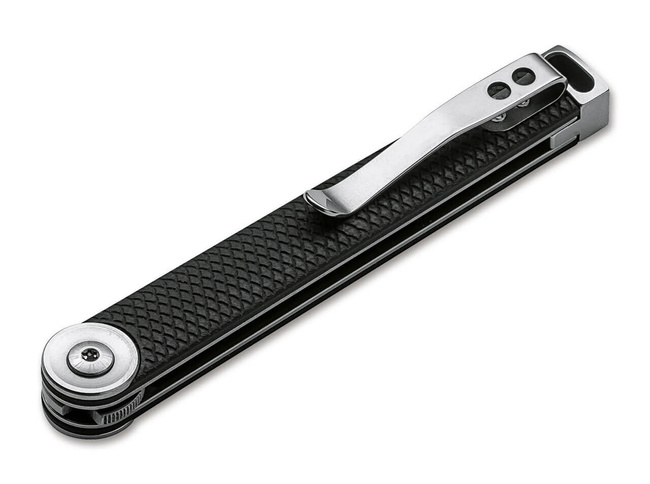 ZSEBKÉS G10 MARKOLATTAL - "KAIZEN" - Böker® Plus - FEKETE