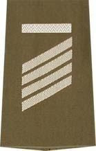 EMBLÉMA - GERMAN ARMY O.D./SILVER SHOULDER LOOPS ´STABSGEFREITER UA´