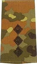 EMBLÉMA - GERMAN ARMY FLECKTARN CAMO/BLACK SHOULDER LOOPS ´HAUPTMANN´