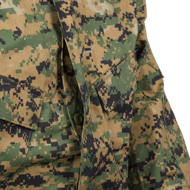USMC Shirt - PolyCotton Twill - USMC Digital Woodland