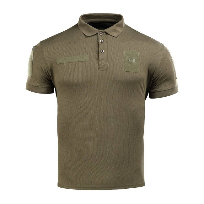 Elite Tactical Coolmax Polo T-Shirt - Olive - M-TAC