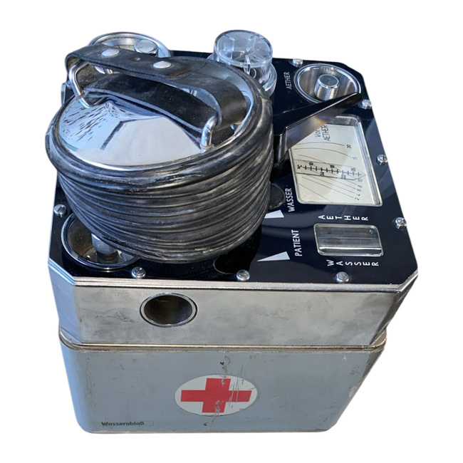 VINTAGE ORVOSI ESZKÖZ ÄETHER-LUFT -NARKOSEGERÄT - HAVO TYP N 02 - MINT ÚJ