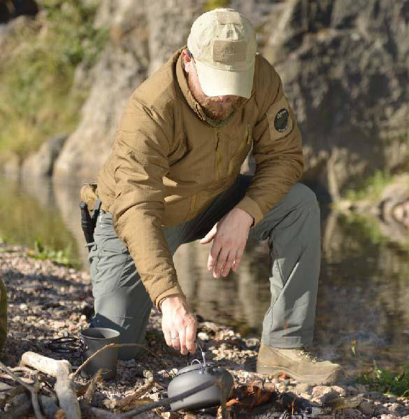 WOLFHOUND JACKET - CLIMASHIELD APEX INSULATION - Helikon-Tex - BLACK