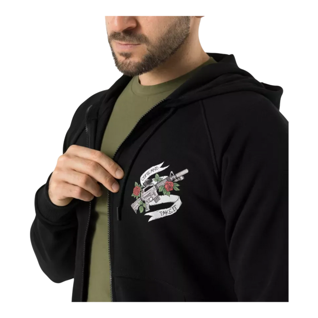 Unisex hoodie Come and take it - Black - Helikon