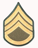 TAPASZ ´U.S. ARMY - STAFF SERGEANT´ PATCH 100 x 75 mm