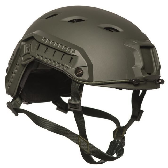 US OD ′FAST′ W/RAIL PARATROOPER HELMET