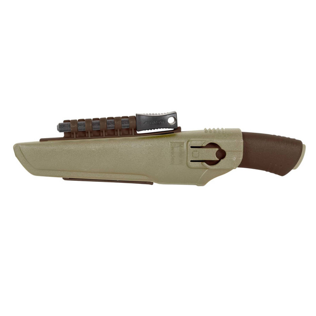 BUSHCRAFT SURVIVAL DESERT KNIFE - STAINLESS STEEL - KHAKI - MORAKNIV®