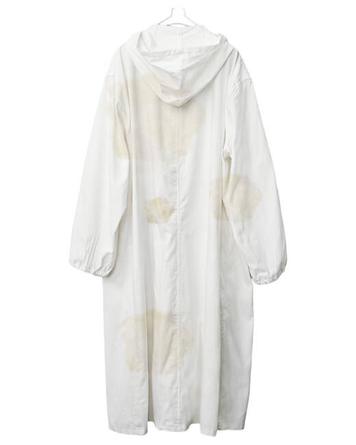 TEREPSZÍNŰ KABÁT - FEHÉR - KATONAI FELESLEG A ROMÁN HADSEREGTŐL - HASZNÁLT